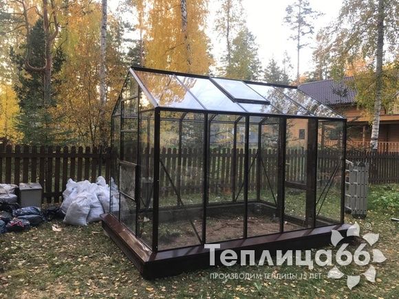 Теплица botanik mini, ширина 2,1 метра, 3,2 метра длина под стекло